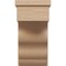 Ekena Millwork 11"W x 11"D x 22"H Wide Highland Rough Cedar Woodgrain TimberThane Corbel, Primed Tan CORUR11X11X22HLDRCPR - alternate 4